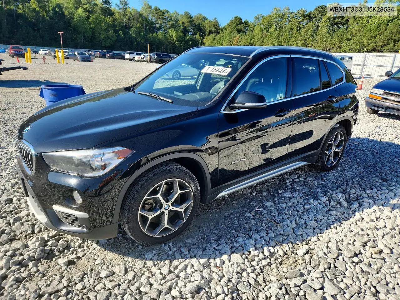 BMW X1 2018, VIN WBXHT3C31J5K28534