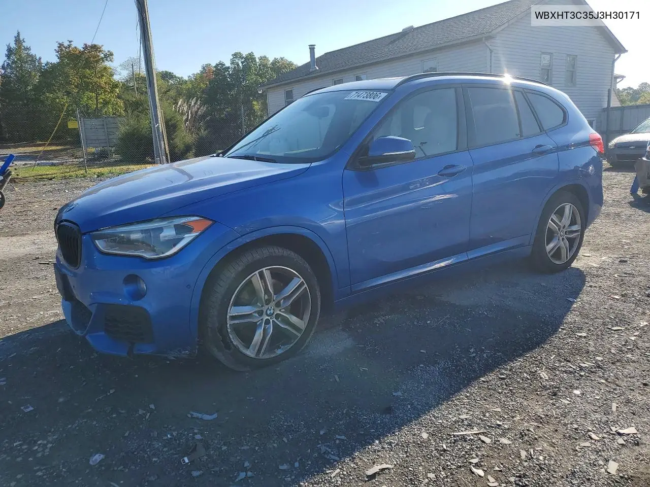 BMW X1 2018, VIN WBXHT3C35J3H30171