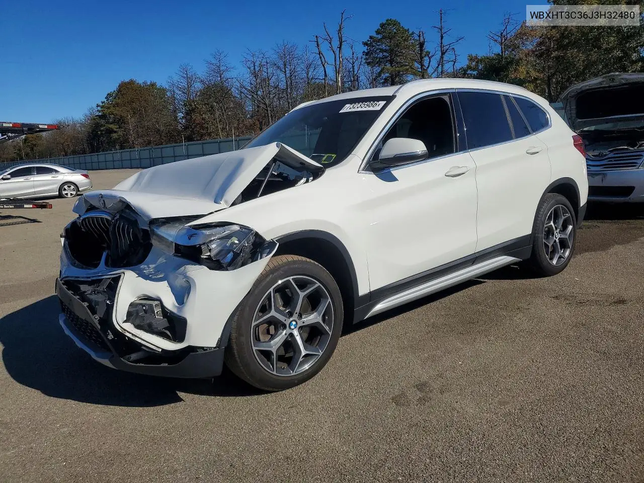 BMW X1 2018, VIN WBXHT3C36J3H32480