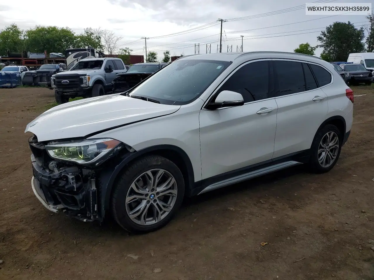BMW X1 2019, VIN WBXHT3C5XK3H35899