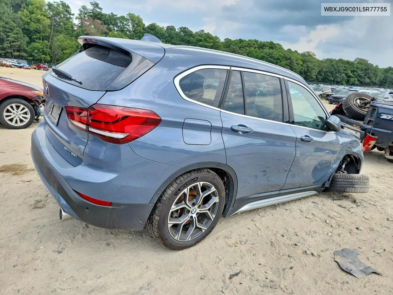 2020 BMW X1 VIN WBXJG9C01L5R77755 — фото 3