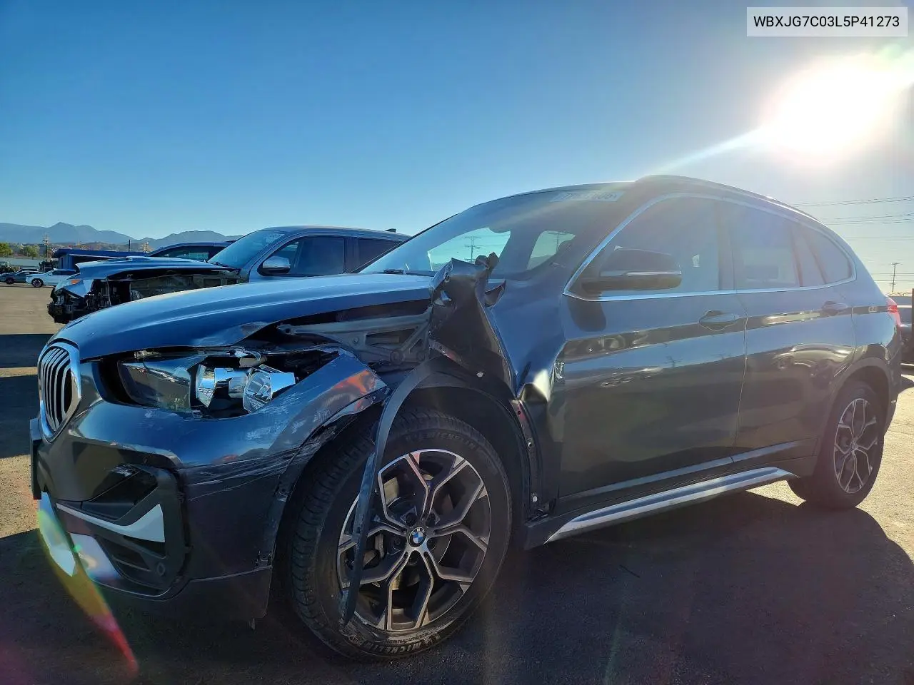 BMW X1 2020, VIN WBXJG7C03L5P41273