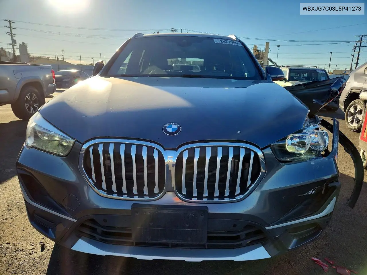 2020 BMW X1 VIN WBXJG7C03L5P41273 — фото 5