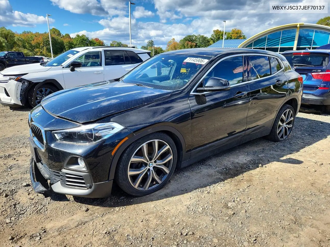 BMW X2 2018, VIN WBXYJ5C37JEF70137