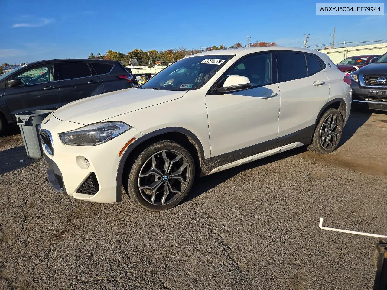 BMW X2 2018, VIN WBXYJ5C34JEF79944