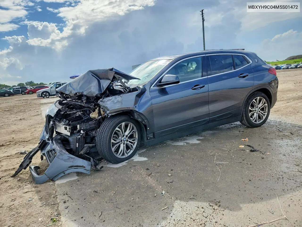 BMW X2 2021, VIN WBXYH9C04M5S01472
