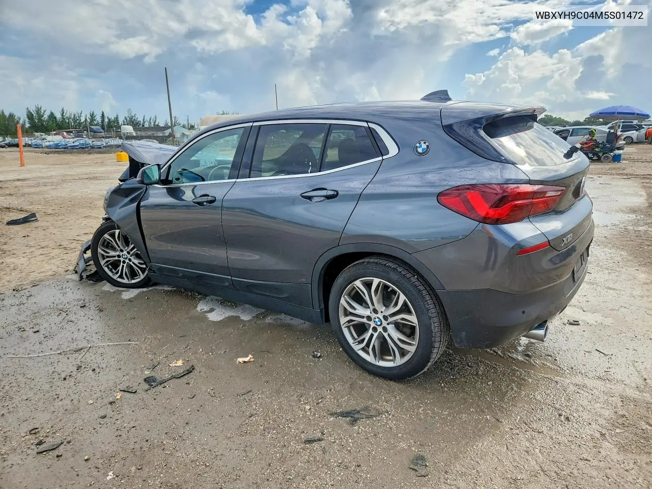 2021 BMW X2 VIN WBXYH9C04M5S01472 — фото 2