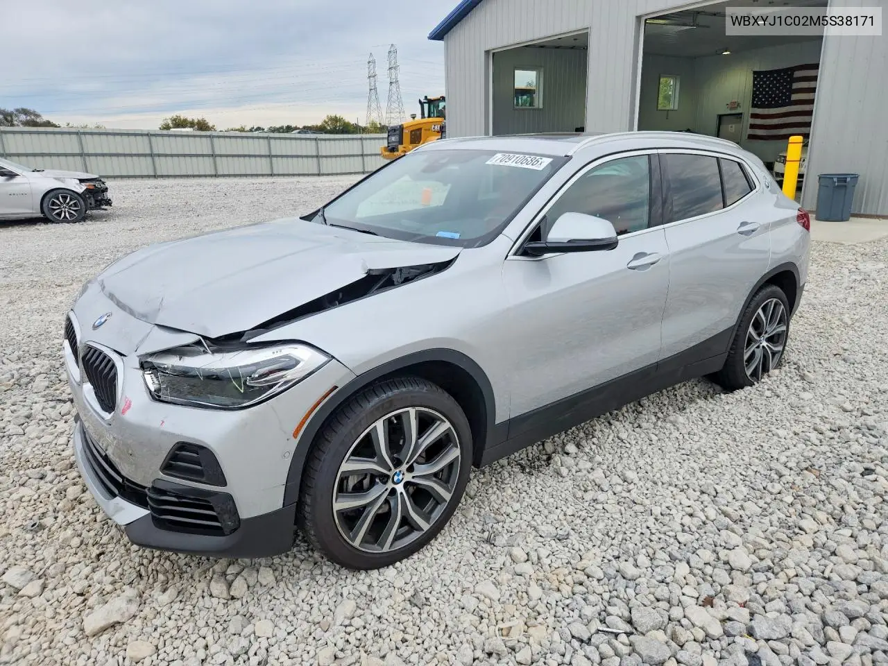 BMW X2 2021, VIN WBXYJ1C02M5S38171