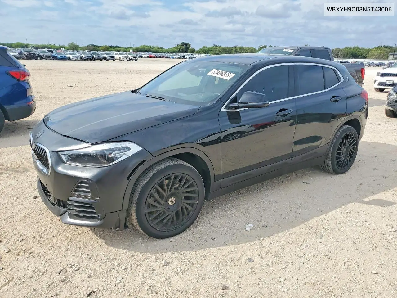 BMW X2 2022, VIN WBXYH9C03N5T43006