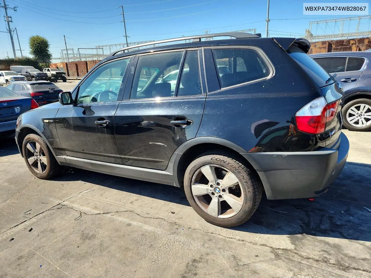 2004 BMW X3 VIN WBXPA73474WB28067 — фото 2
