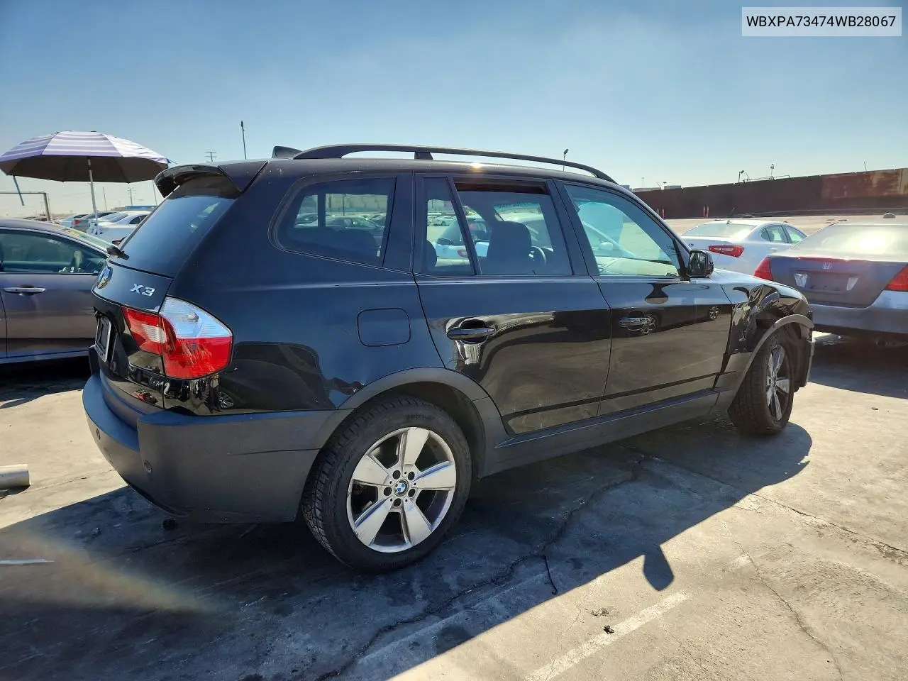 2004 BMW X3 VIN WBXPA73474WB28067 — фото 3