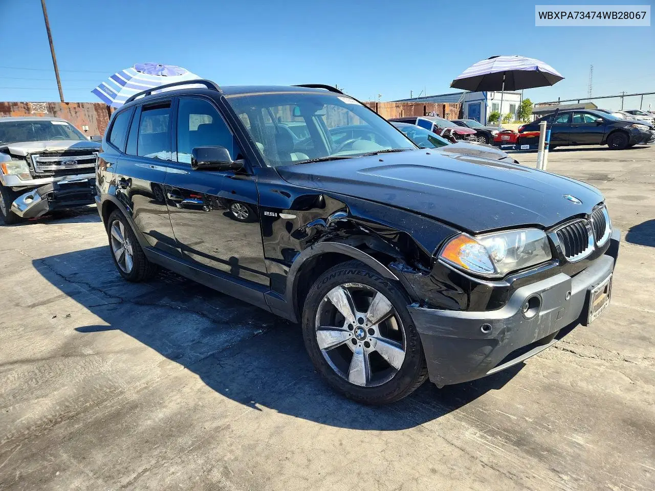 2004 BMW X3 VIN WBXPA73474WB28067 — фото 4