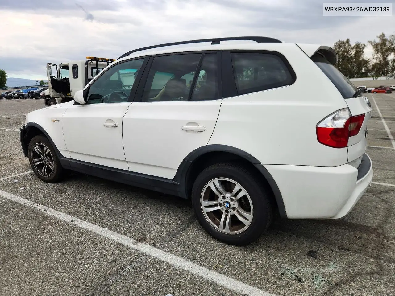 2006 BMW X3 VIN WBXPA93426WD32189 — фото 2