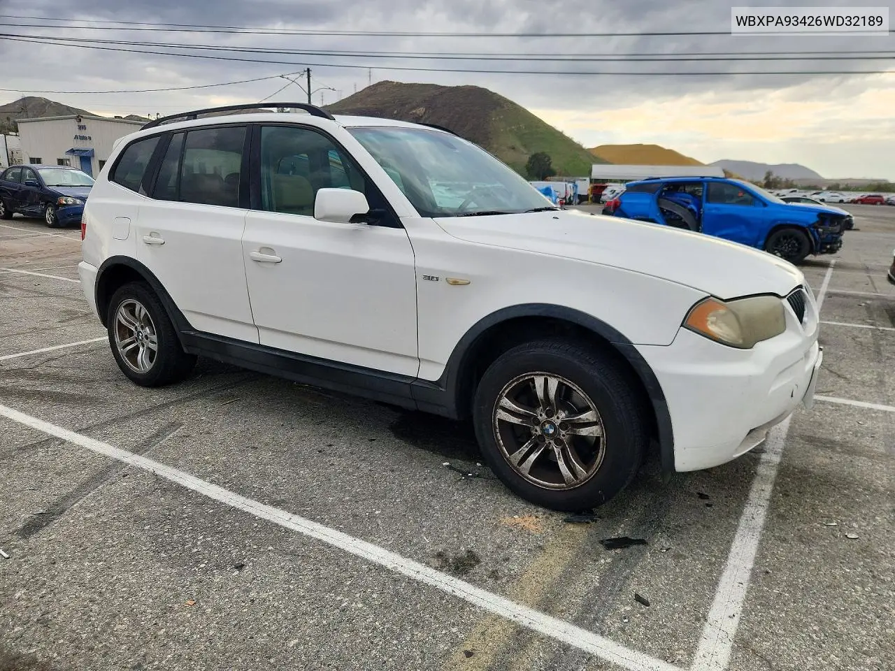 2006 BMW X3 VIN WBXPA93426WD32189 — фото 4