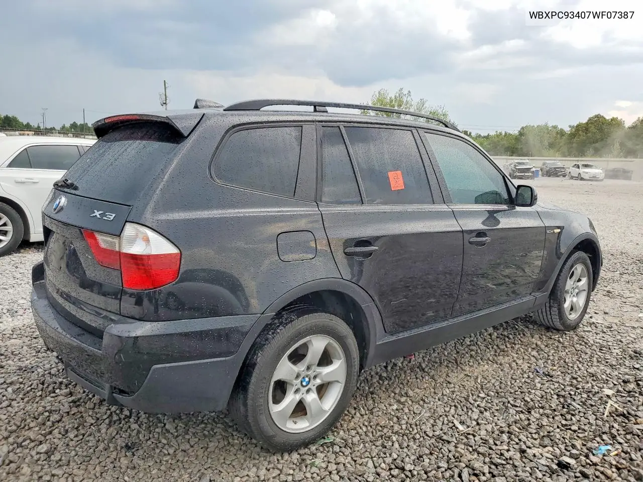 2007 BMW X3 VIN WBXPC93407WF07387 — фото 3