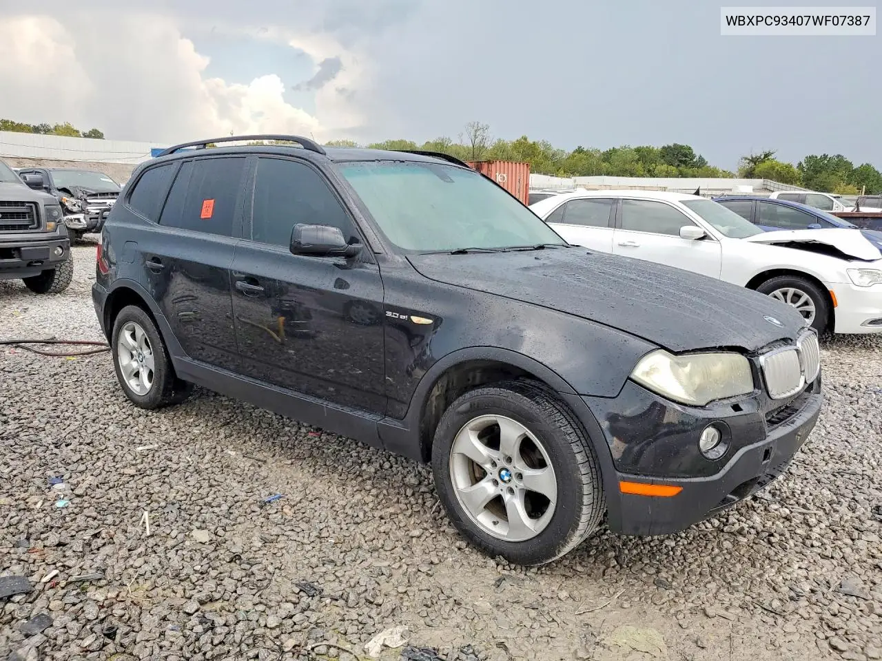 2007 BMW X3 VIN WBXPC93407WF07387 — фото 4