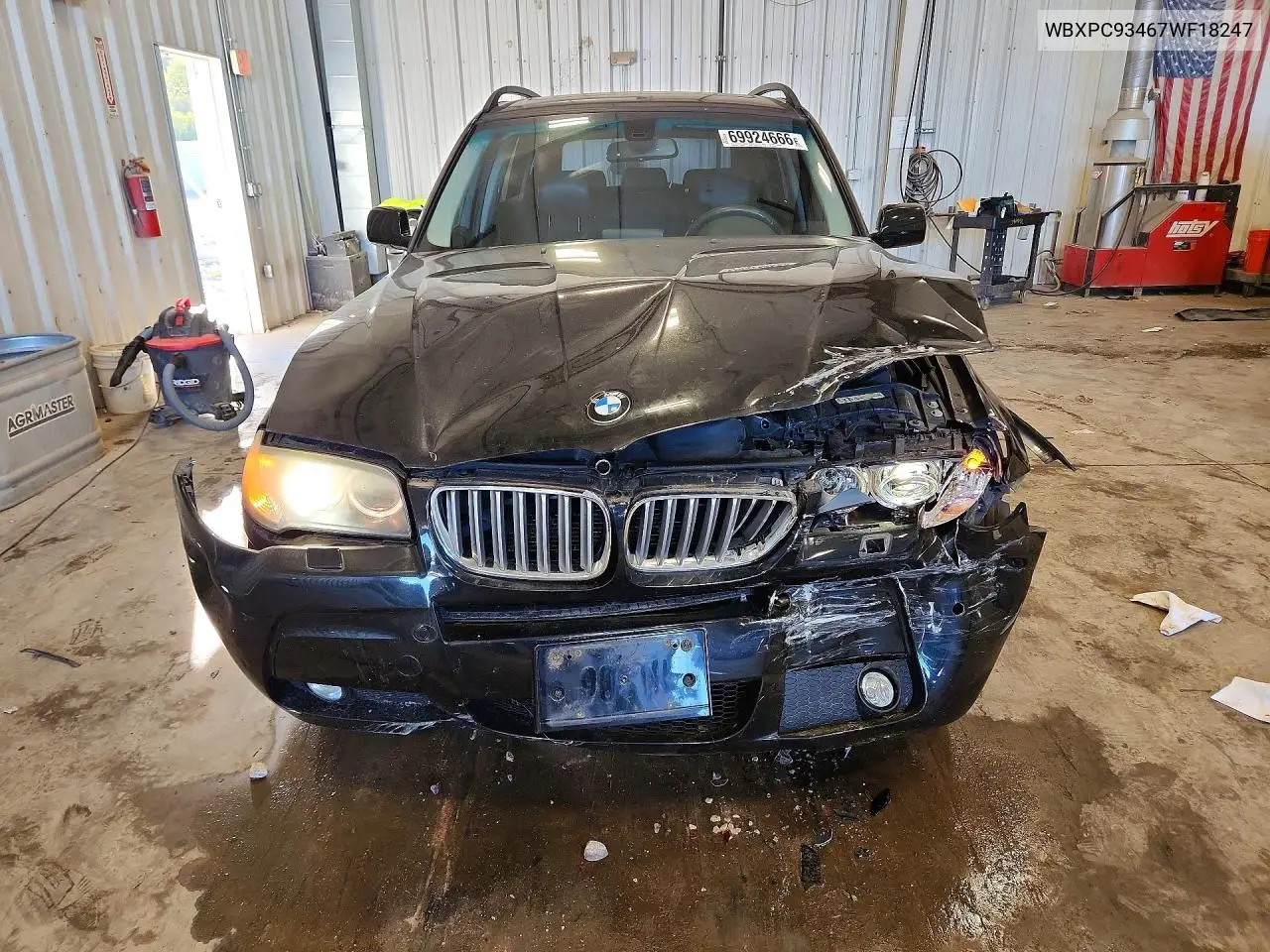 2007 BMW X3 VIN WBXPC93467WF18247 — фото 5