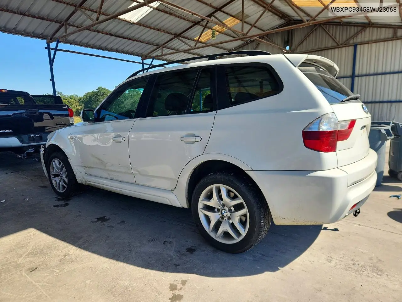 2008 BMW X3 VIN WBXPC93458WJ23068 — фото 2