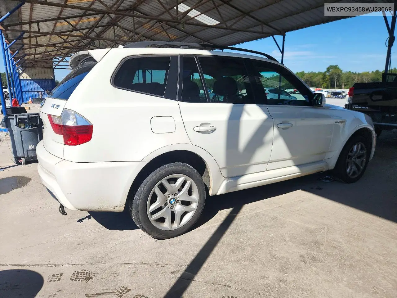 2008 BMW X3 VIN WBXPC93458WJ23068 — фото 3