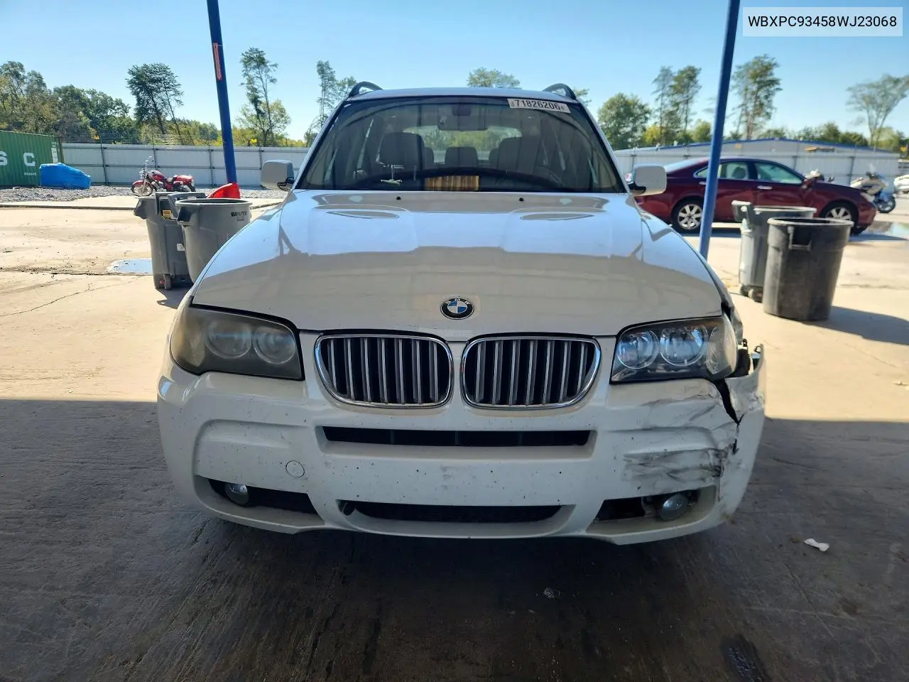 2008 BMW X3 VIN WBXPC93458WJ23068 — фото 5