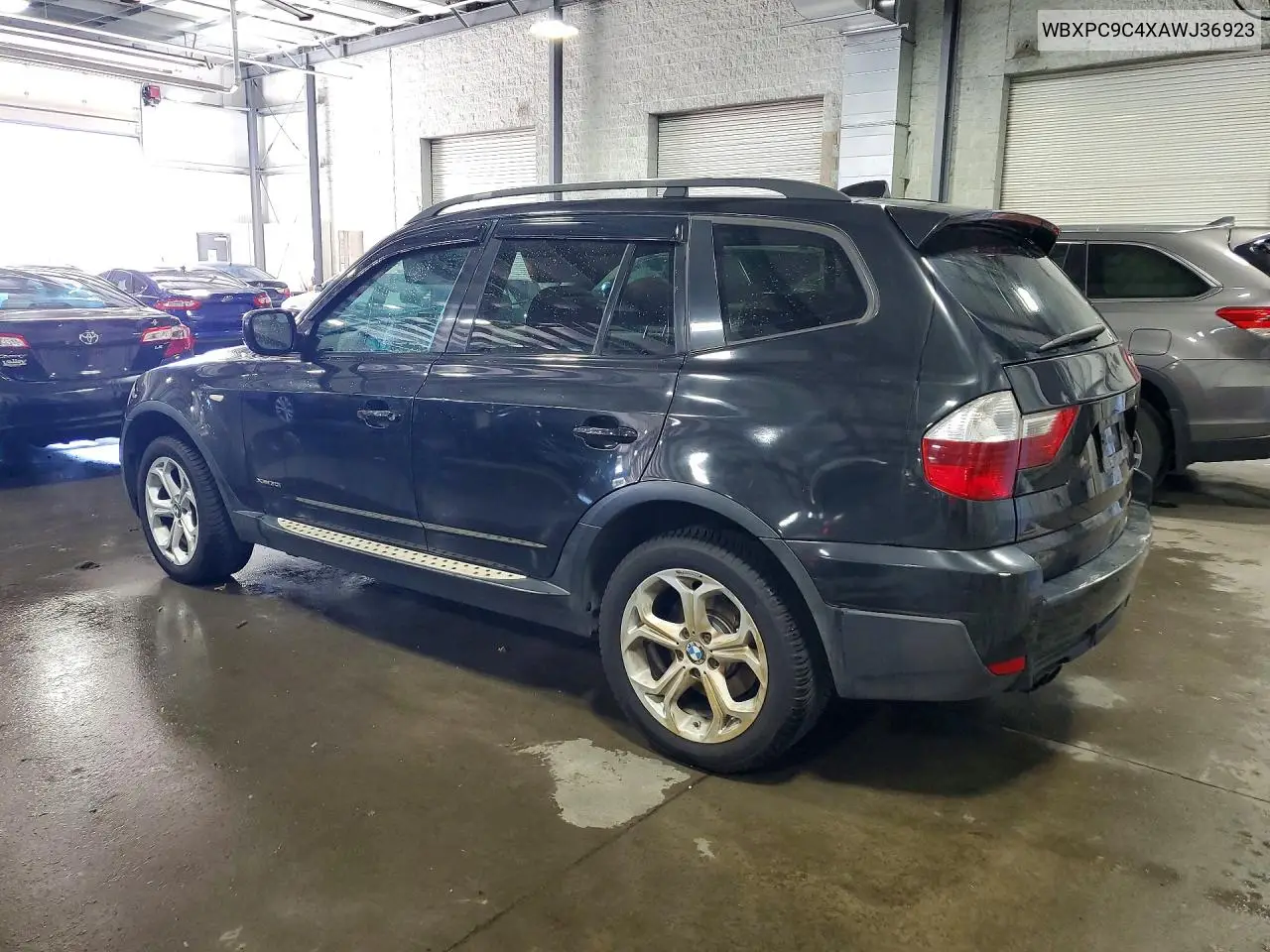 2010 BMW X3 VIN WBXPC9C4XAWJ36923 — фото 2