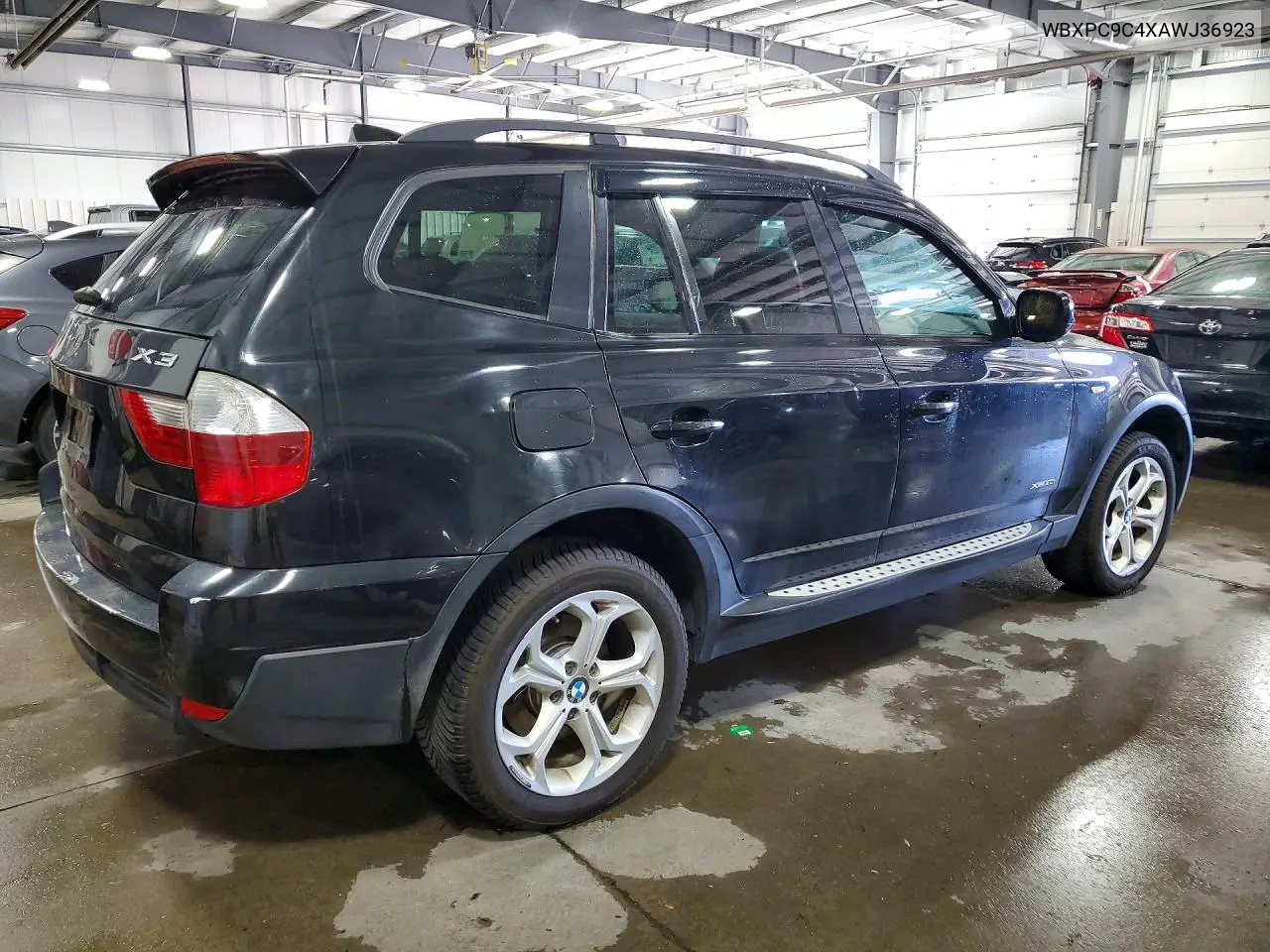 2010 BMW X3 VIN WBXPC9C4XAWJ36923 — фото 3