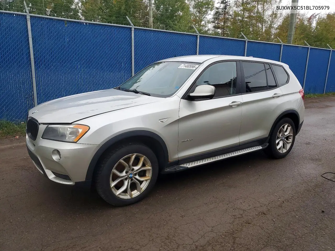 BMW X3 2011, VIN 5UXWX5C51BL705979