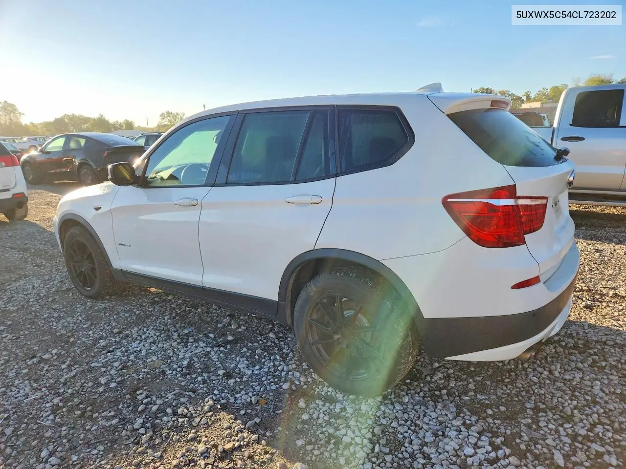 2012 BMW X3 VIN 5UXWX5C54CL723202 — фото 2