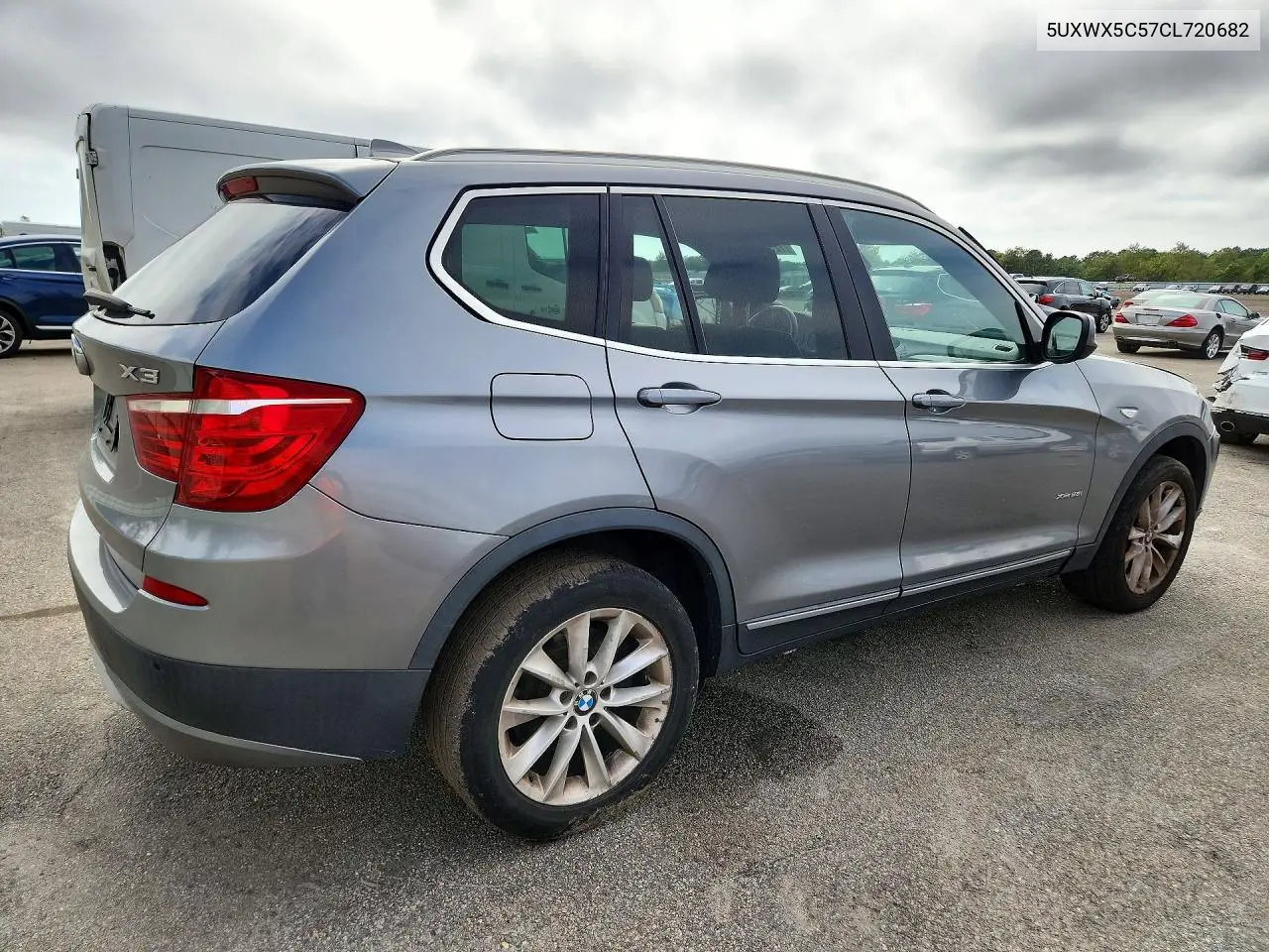 2012 BMW X3 VIN 5UXWX5C57CL720682 — фото 3
