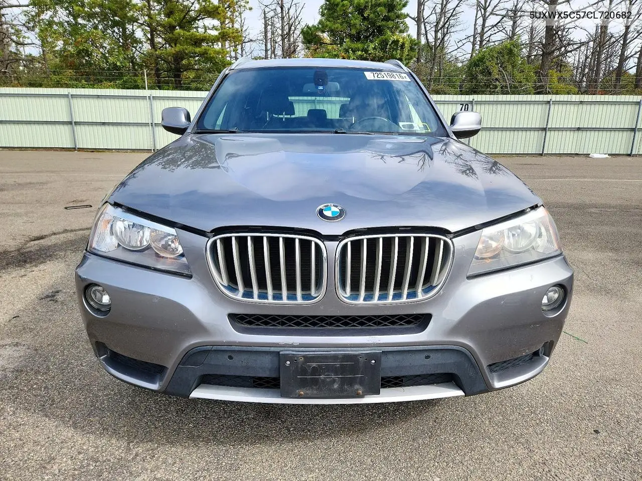 2012 BMW X3 VIN 5UXWX5C57CL720682 — фото 5
