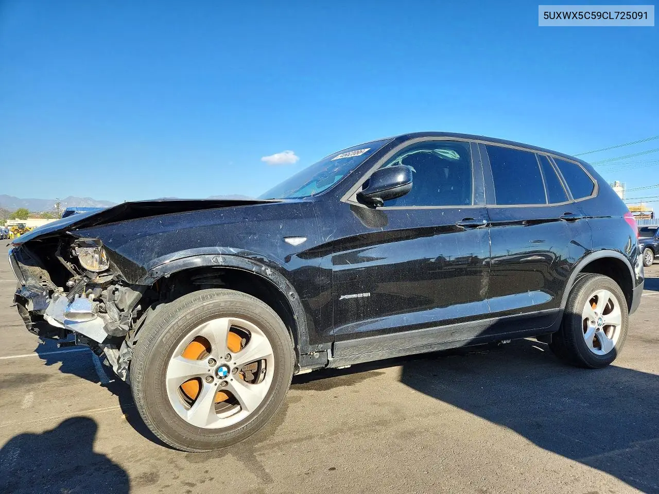 BMW X3 2012, VIN 5UXWX5C59CL725091