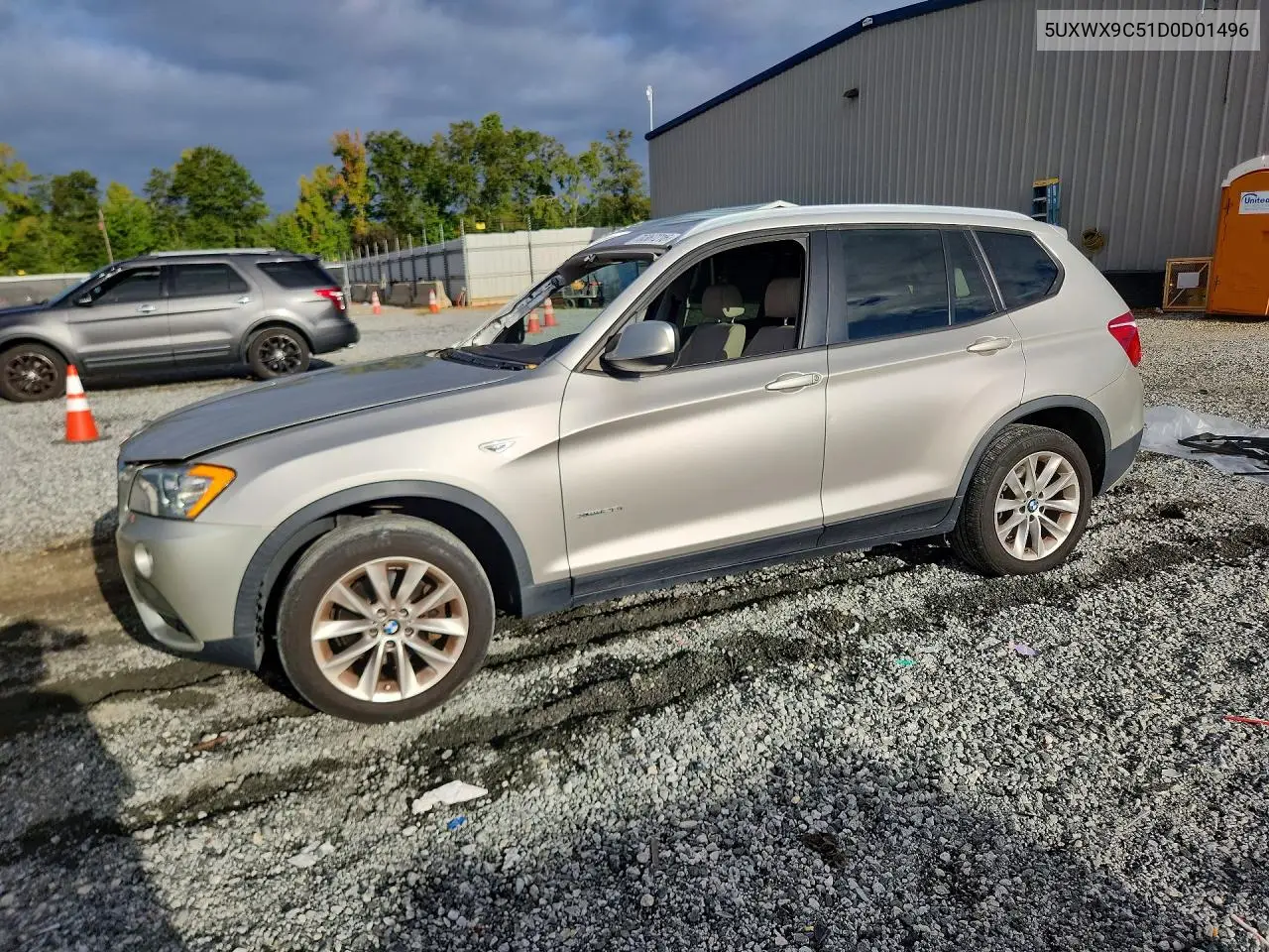 2013 BMW X3 VIN 5UXWX9C51D0D01496 — фото 3