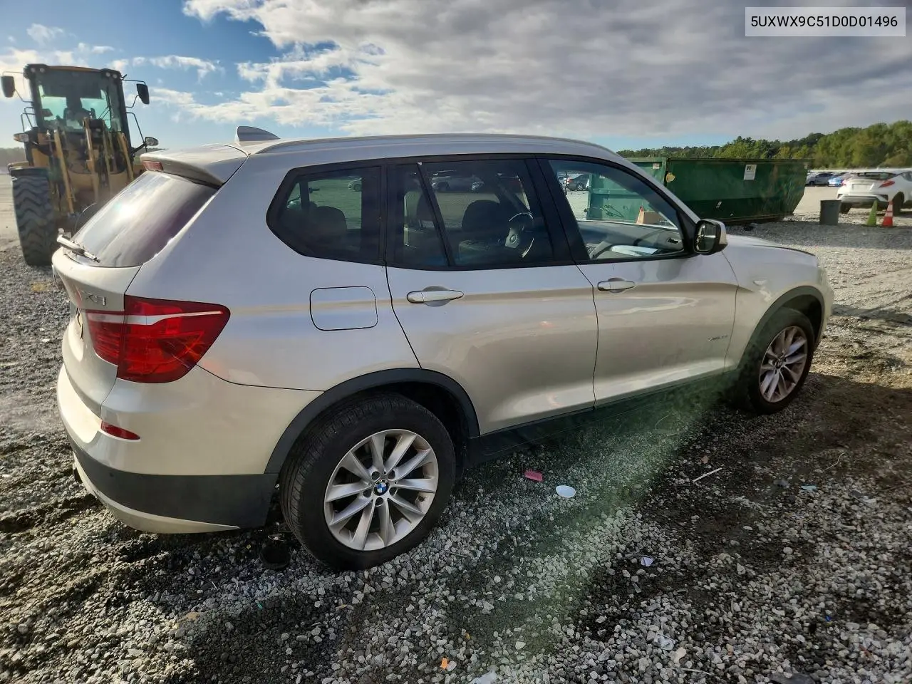 2013 BMW X3 VIN 5UXWX9C51D0D01496 — фото 2