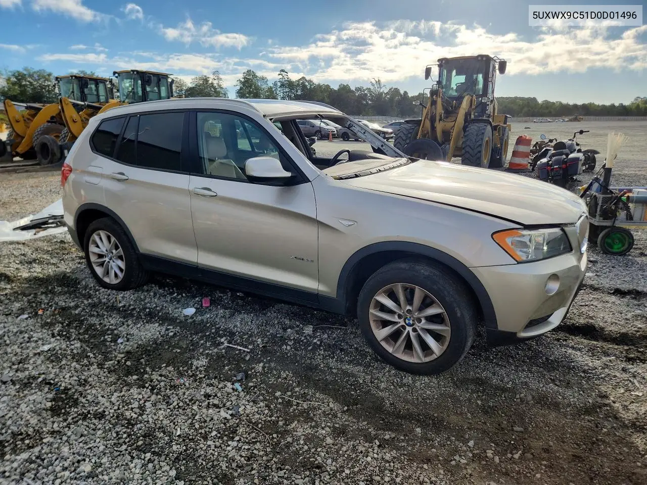 2013 BMW X3 VIN 5UXWX9C51D0D01496 — фото 4