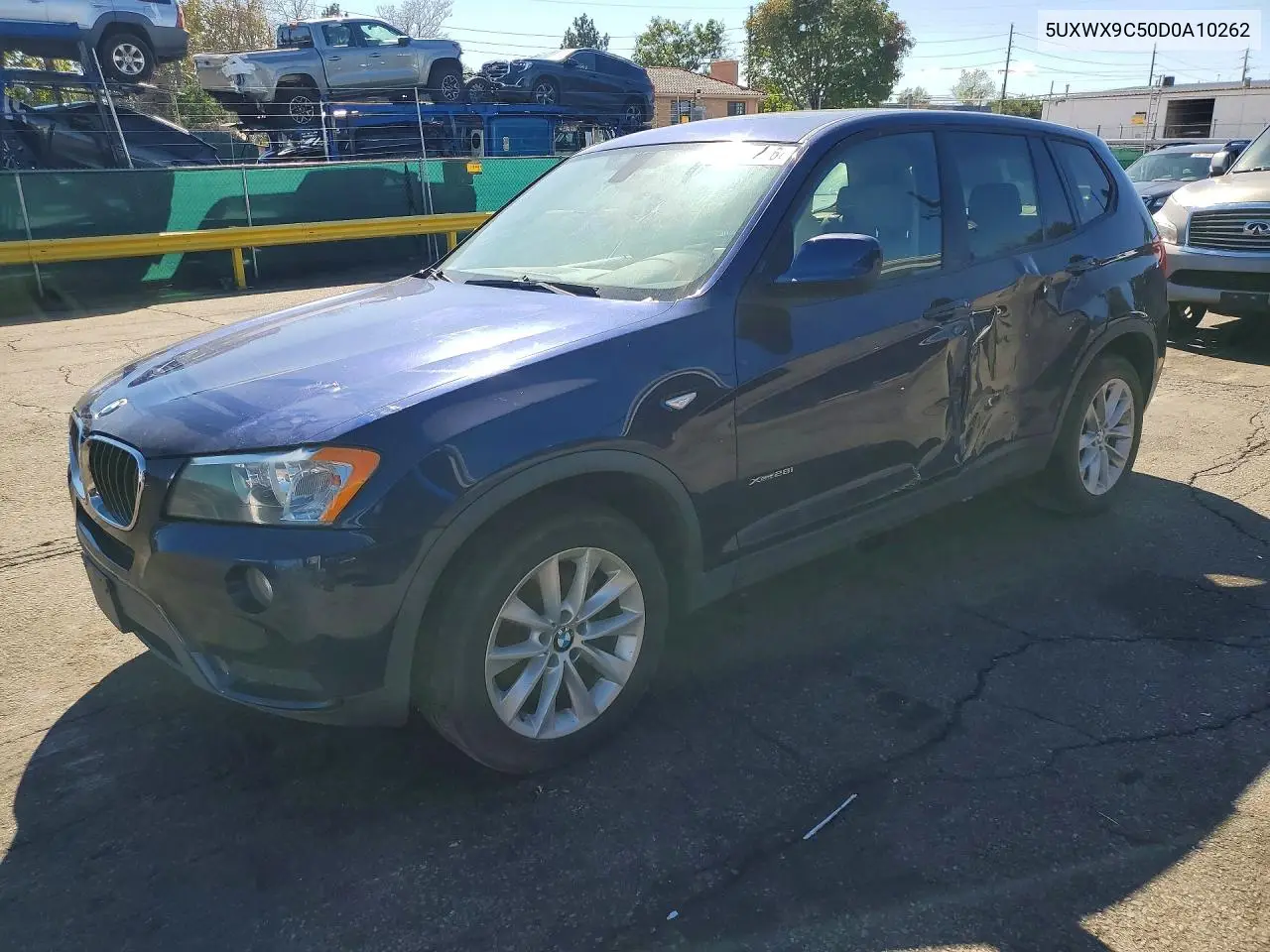 BMW X3 2013, VIN 5UXWX9C50D0A10262
