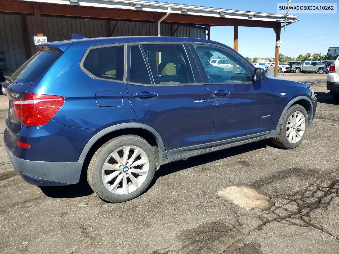 2013 BMW X3 VIN 5UXWX9C50D0A10262 — фото 3