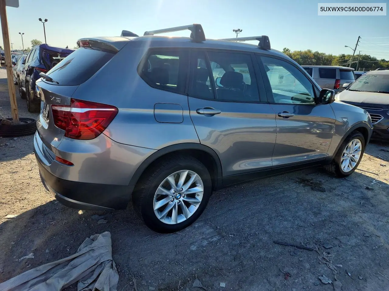 2013 BMW X3 VIN 5UXWX9C56D0D06774 — фото 3