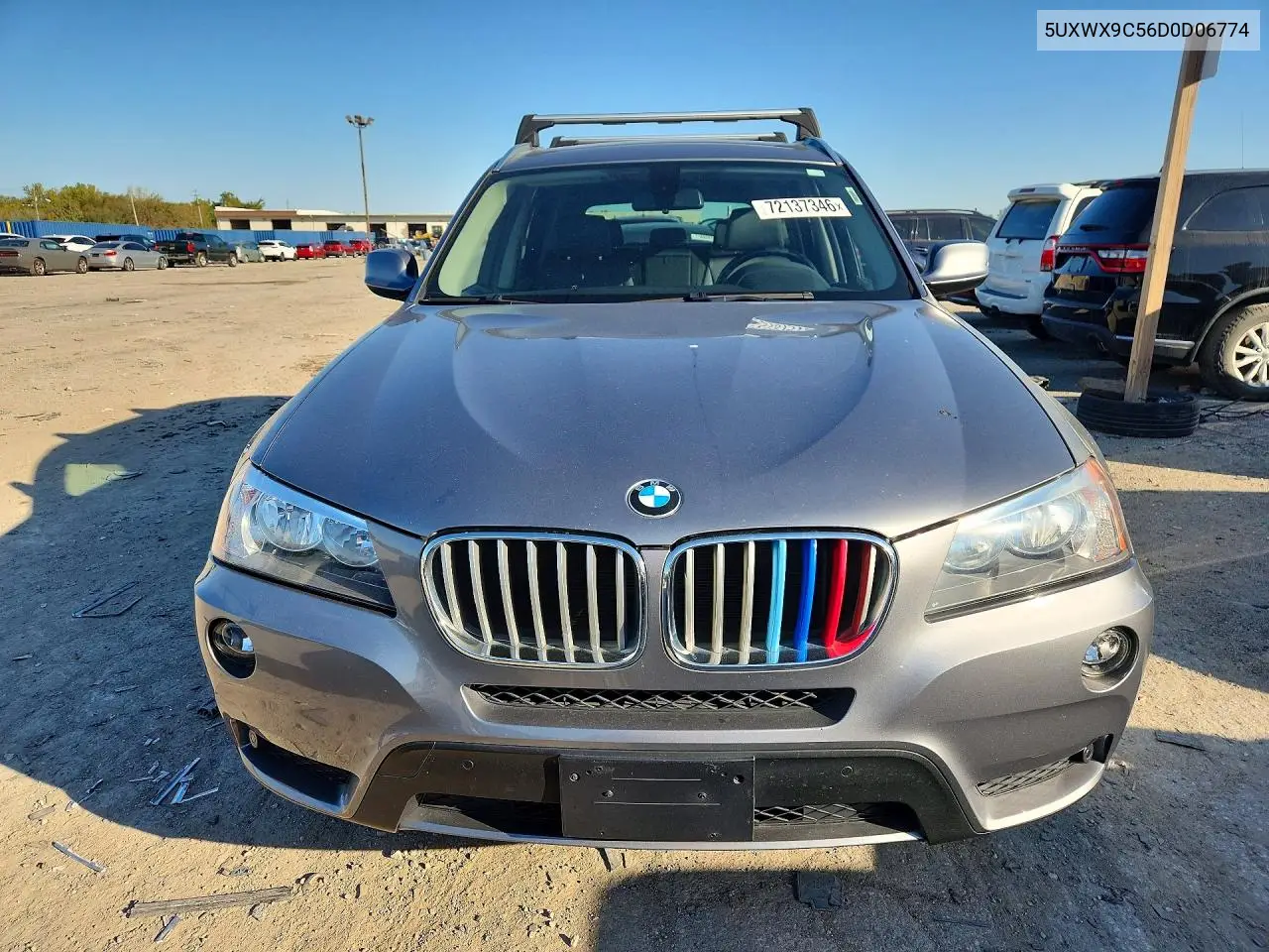 2013 BMW X3 VIN 5UXWX9C56D0D06774 — фото 5