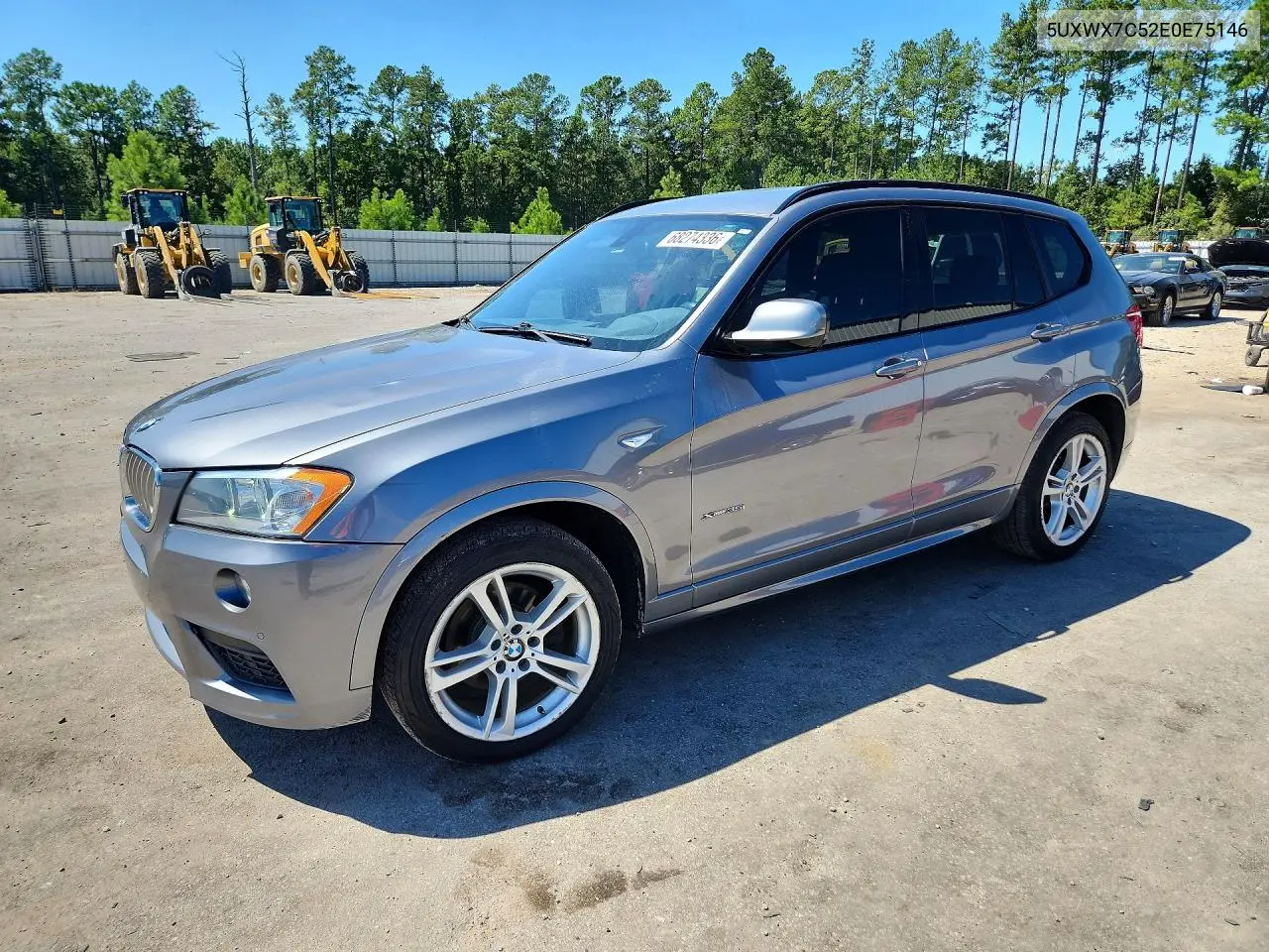 BMW X3 2014, VIN 5UXWX7C52E0E75146