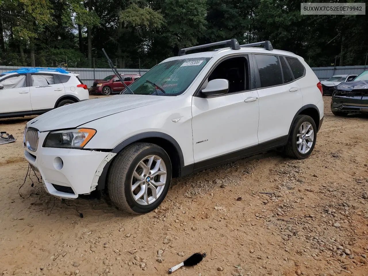 BMW X3 2014, VIN 5UXWX7C52E0E79942