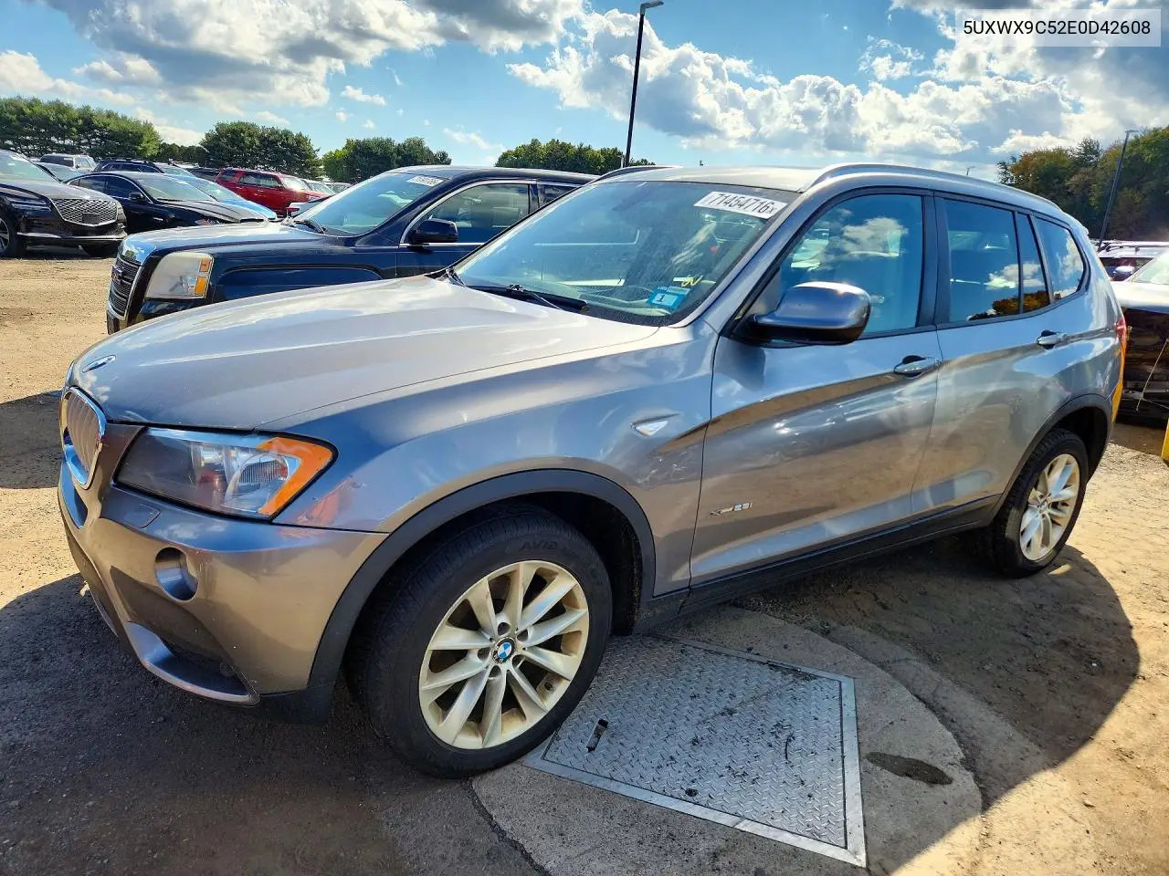 BMW X3 2014, VIN 5UXWX9C52E0D42608