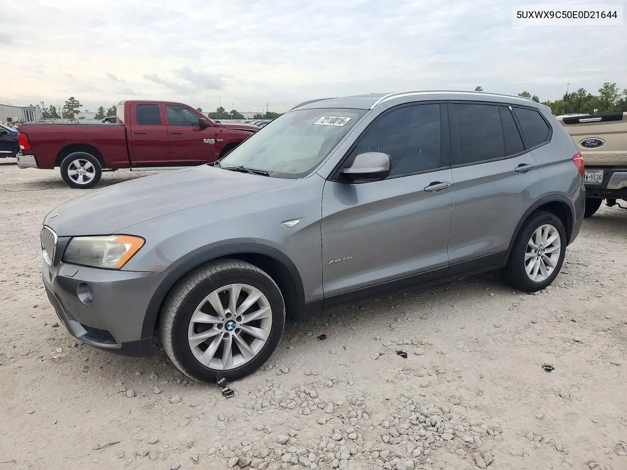 BMW X3 2014, VIN 5UXWX9C50E0D21644