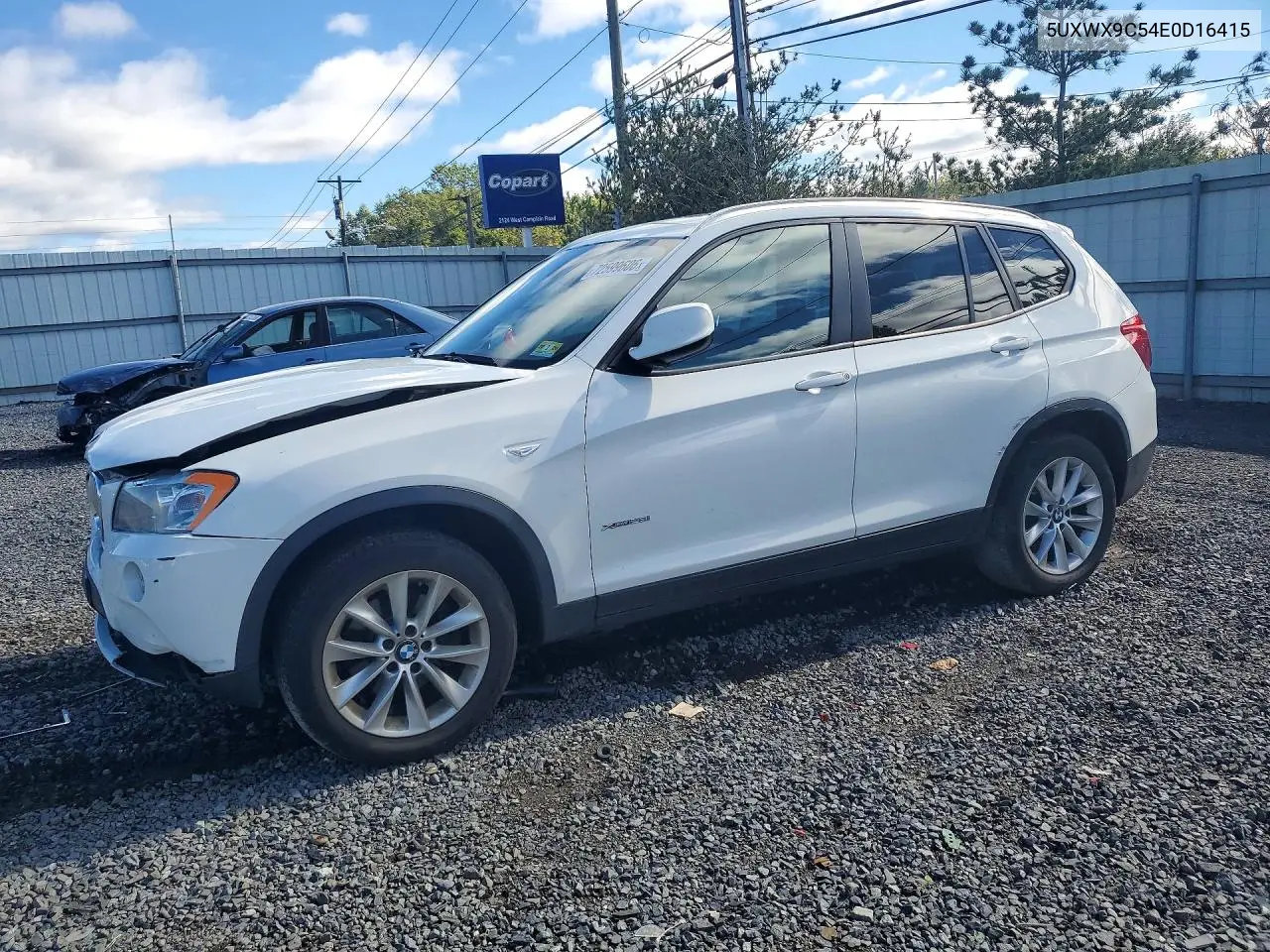 BMW X3 2014, VIN 5UXWX9C54E0D16415
