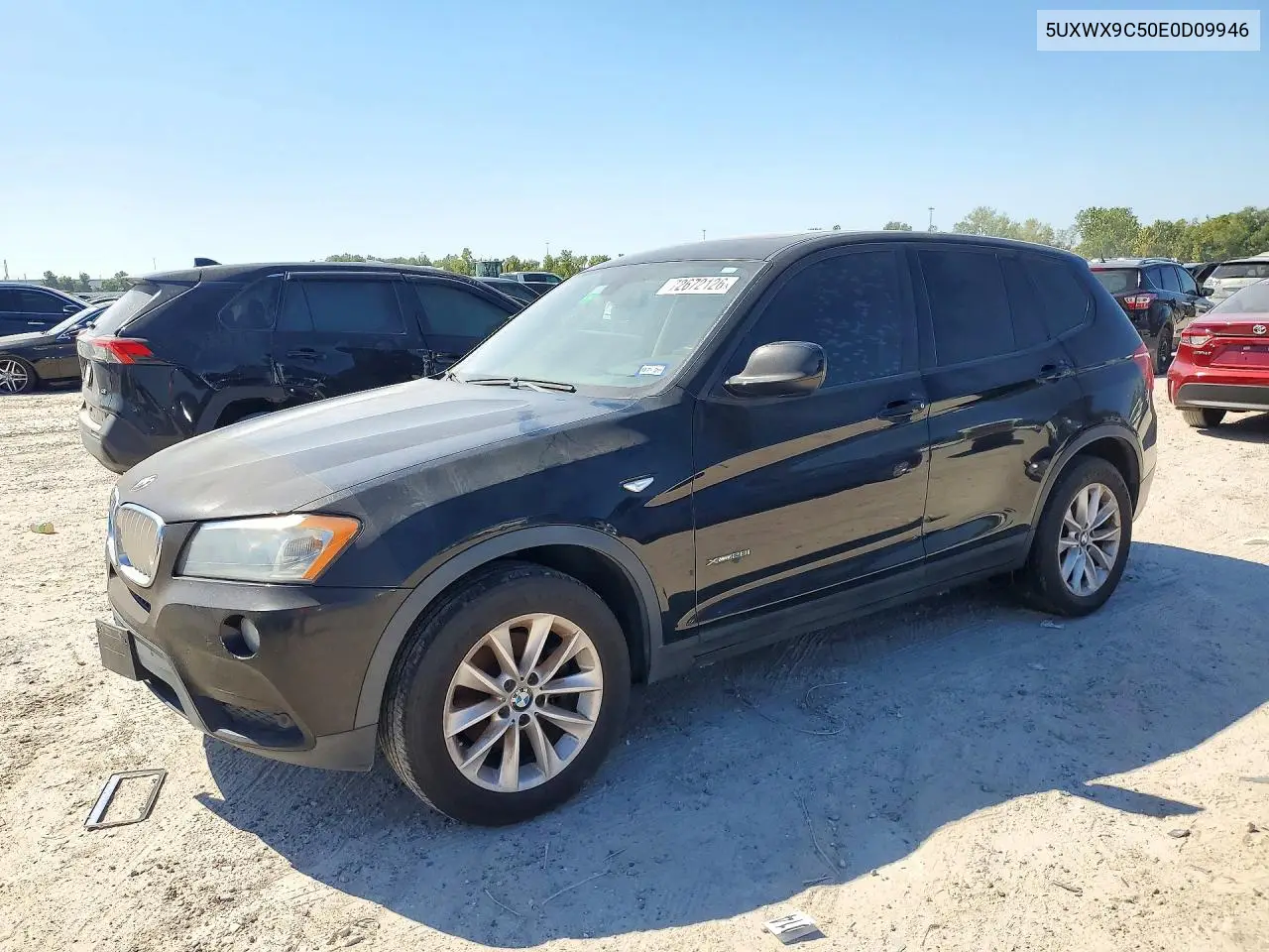 BMW X3 2014, VIN 5UXWX9C50E0D09946