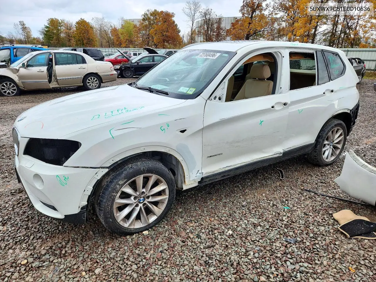BMW X3 2014, VIN 5UXWX9C51E0D10636