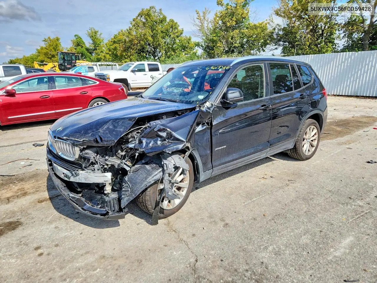 2015 BMW X3 VIN 5UXWX9C56F0D59428 — фото 1