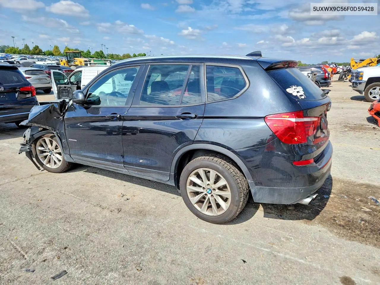 2015 BMW X3 VIN 5UXWX9C56F0D59428 — фото 2