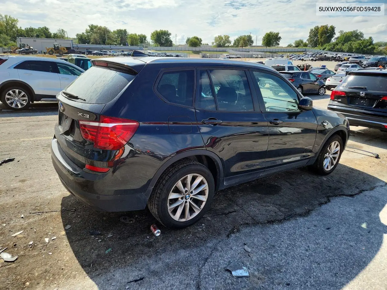 2015 BMW X3 VIN 5UXWX9C56F0D59428 — фото 3