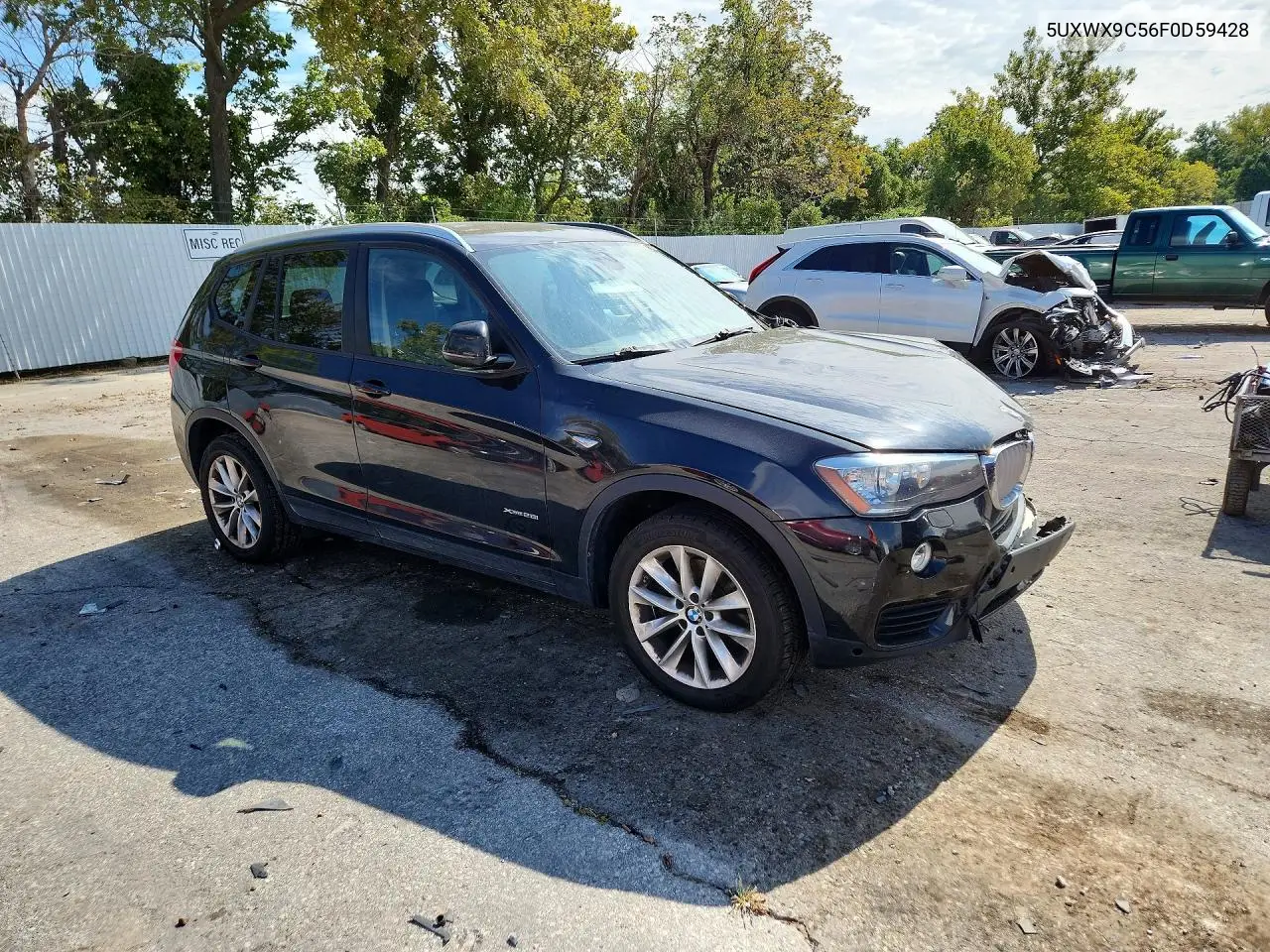 2015 BMW X3 VIN 5UXWX9C56F0D59428 — фото 4