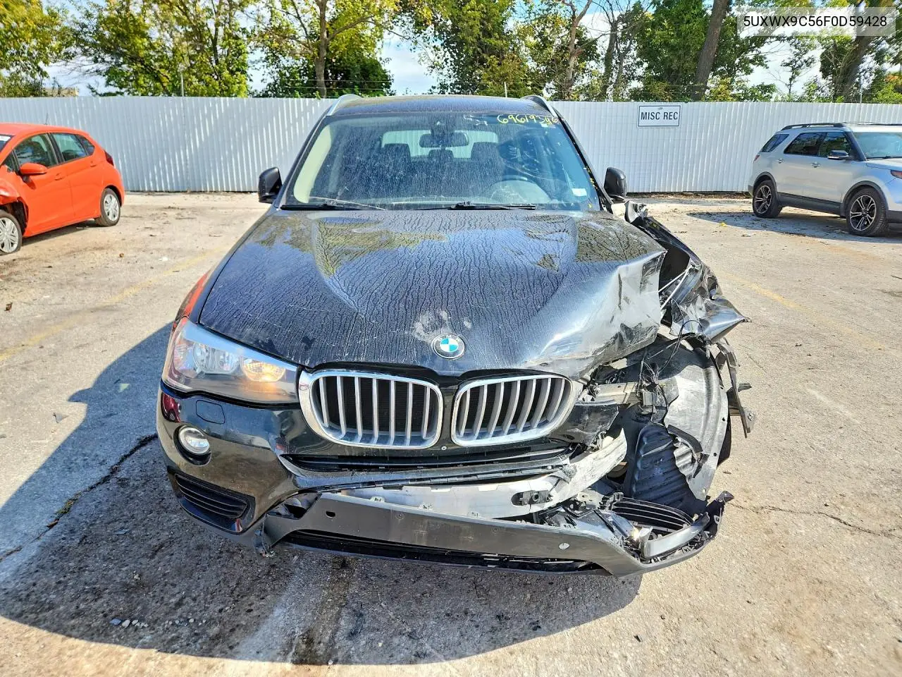 2015 BMW X3 VIN 5UXWX9C56F0D59428 — фото 5